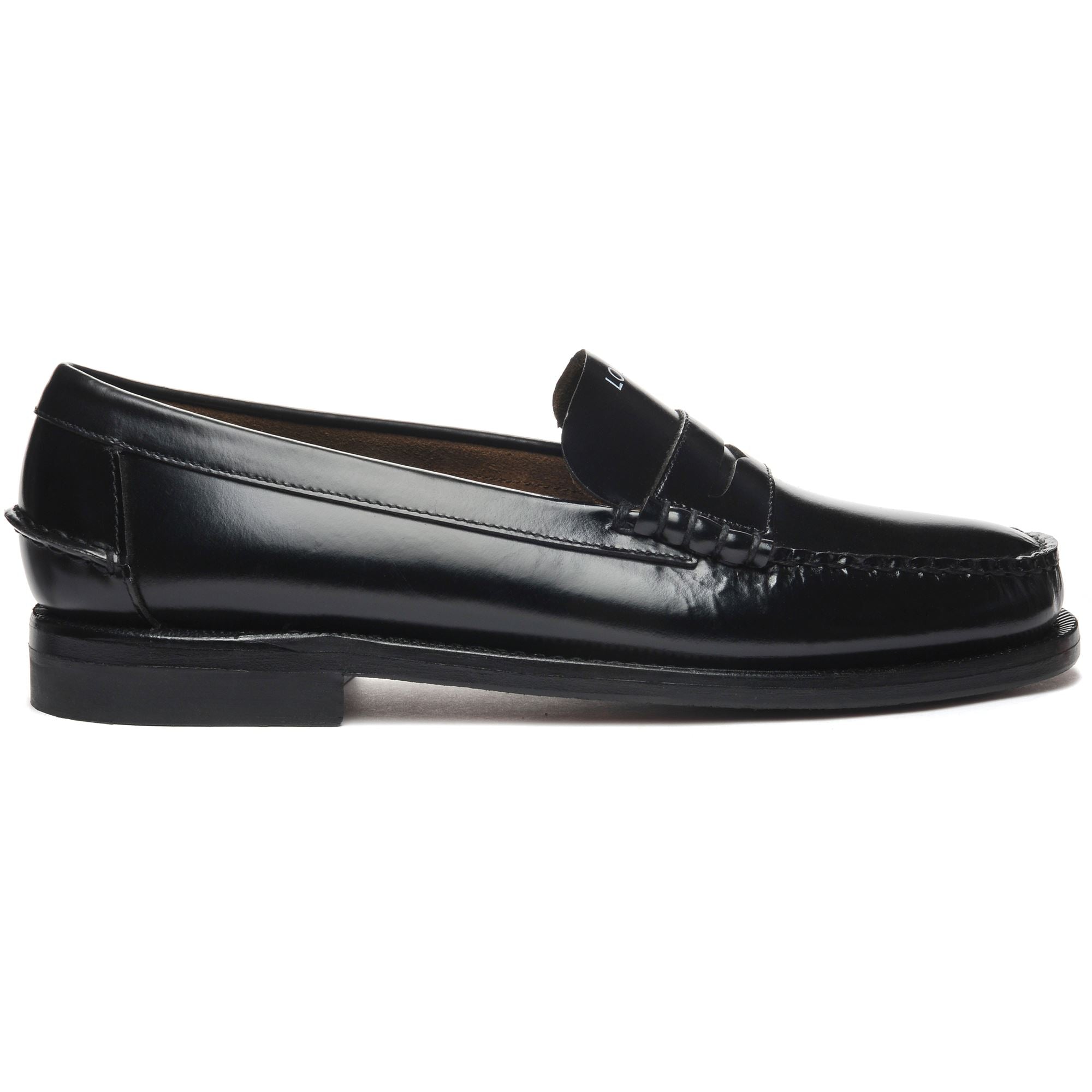 Black 2025 white loafers