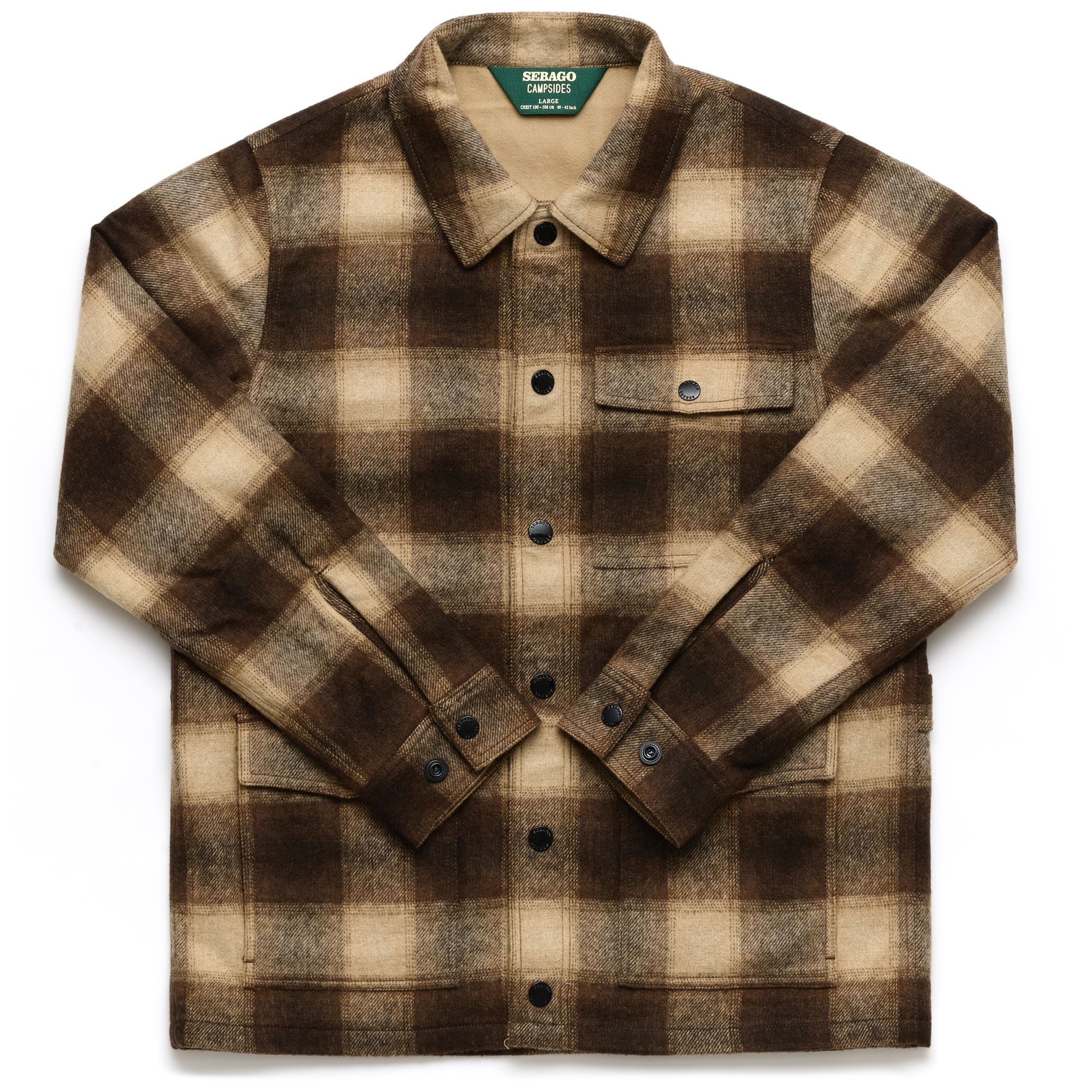 KENNY CHECK - Jackets - Mid - Man - BEIGE-BROWN