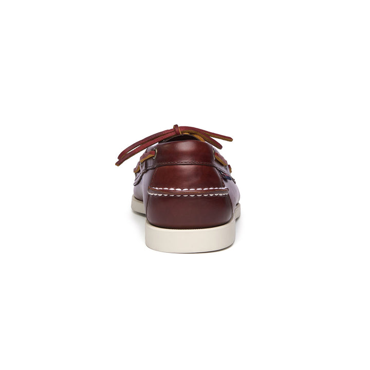 Docksides Man DOCKSIDES PORTLAND WAXED Mocassin BROWN BRUNETTE Detail (jpg Rgb)			