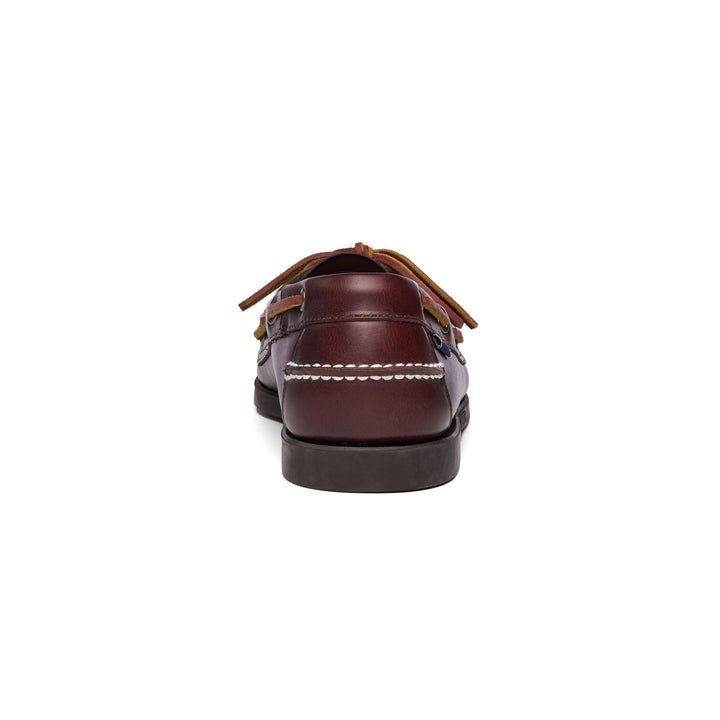 Docksides Man DOCKSIDES PORTLAND WAXED Mocassin BROWN-GUM Detail (jpg Rgb)			