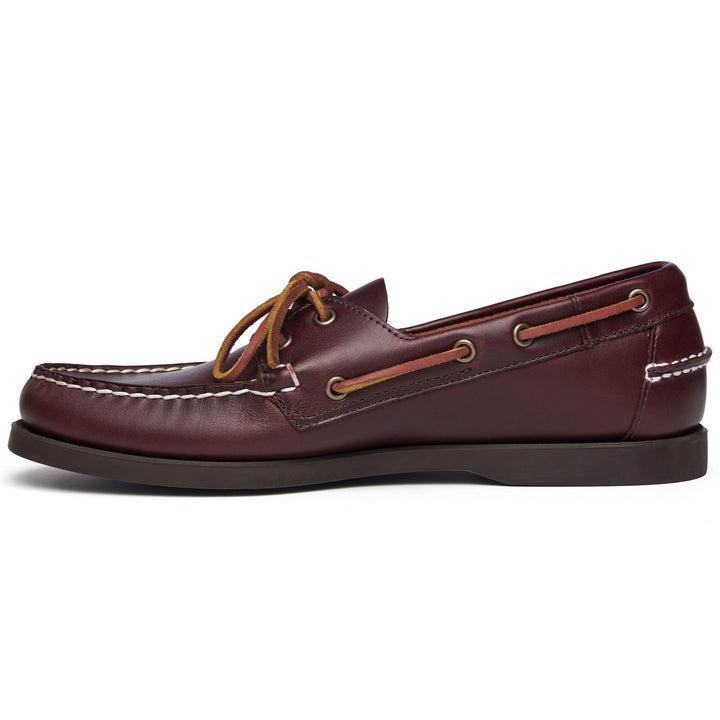 Docksides Man DOCKSIDES PORTLAND WAXED Mocassin BROWN-GUM Dressed Side (jpg Rgb)		