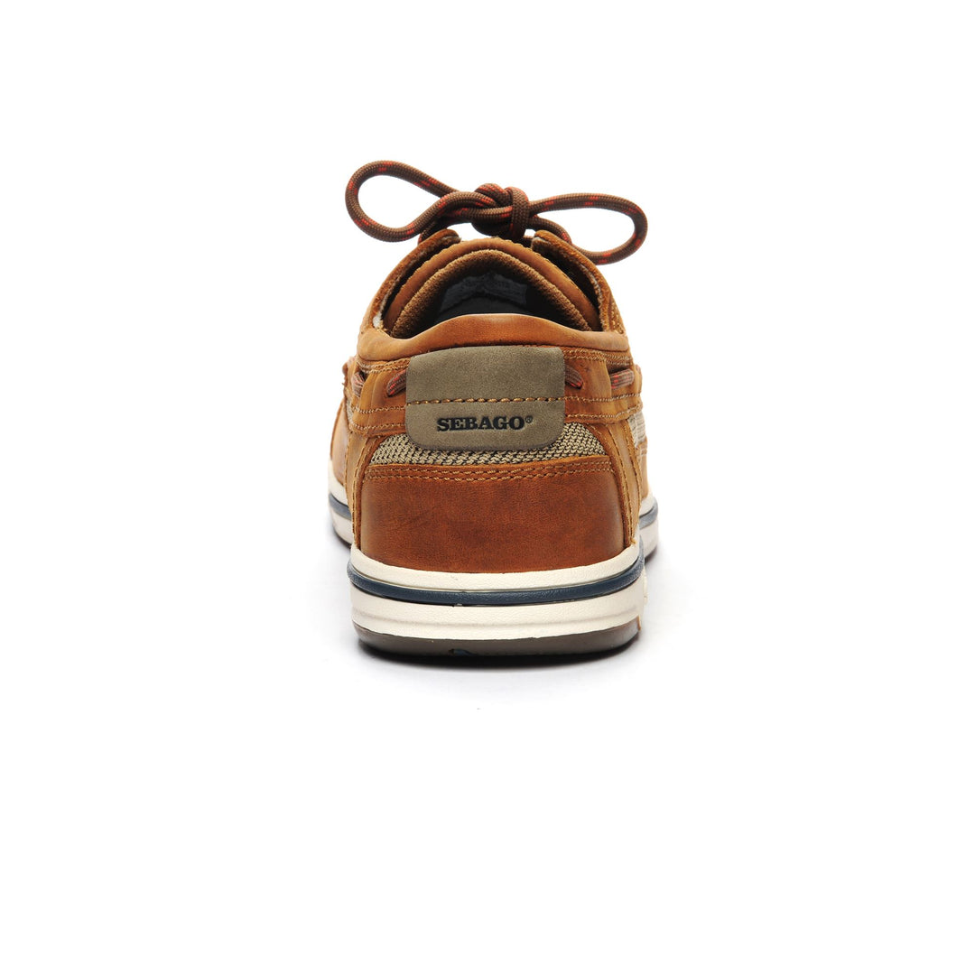 Moc Man TRITON THREE EYELETS FGL Moccasin BROWN CINNAMON Detail (jpg Rgb)			