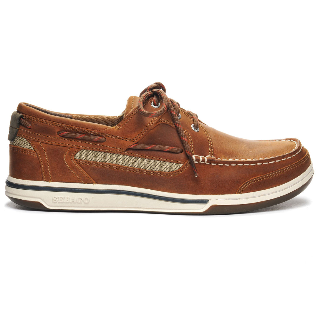 Moc Man TRITON THREE EYELETS FGL Moccasin BROWN CINNAMON Photo (jpg Rgb)			