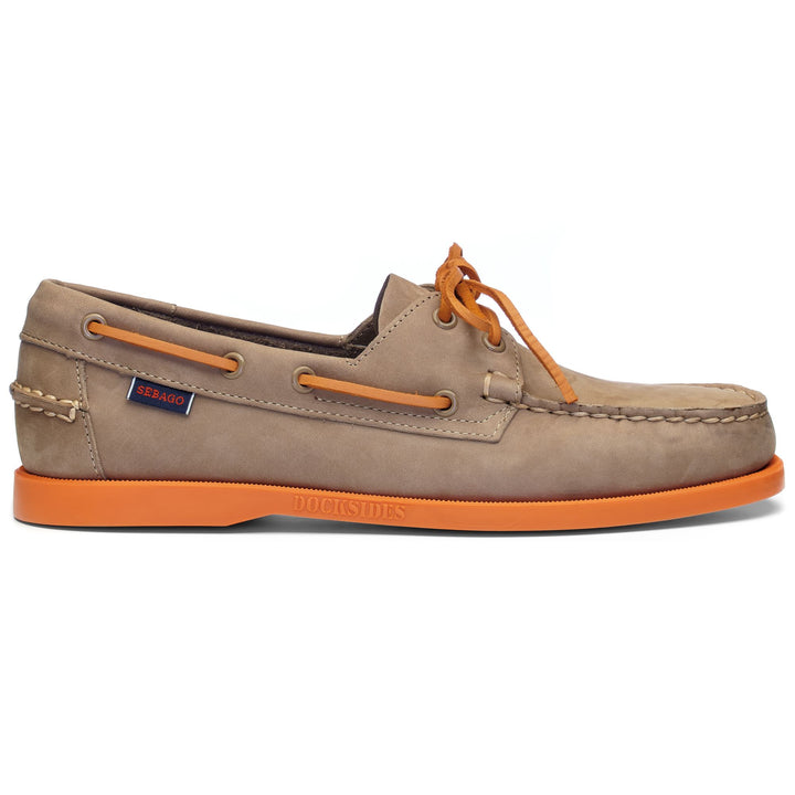 Docksides Man DOCKSIDES PORTLAND NUBUCK Mocassin BROWN TAUPE-ORANGE Photo (jpg Rgb)			