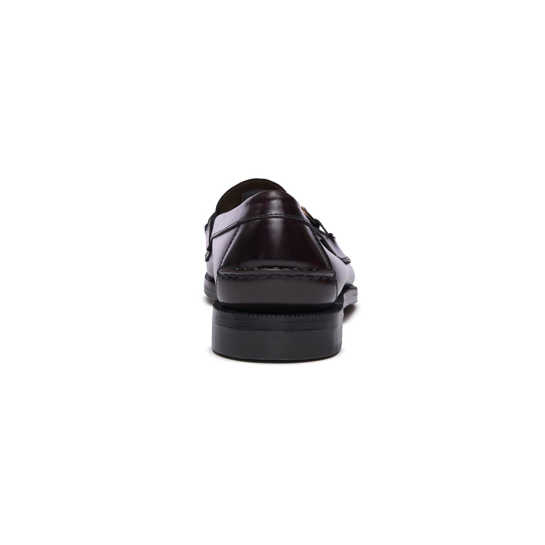 Moc Man CLASSIC JOE Moccasin BROWN BURGUNDY Detail (jpg Rgb)			