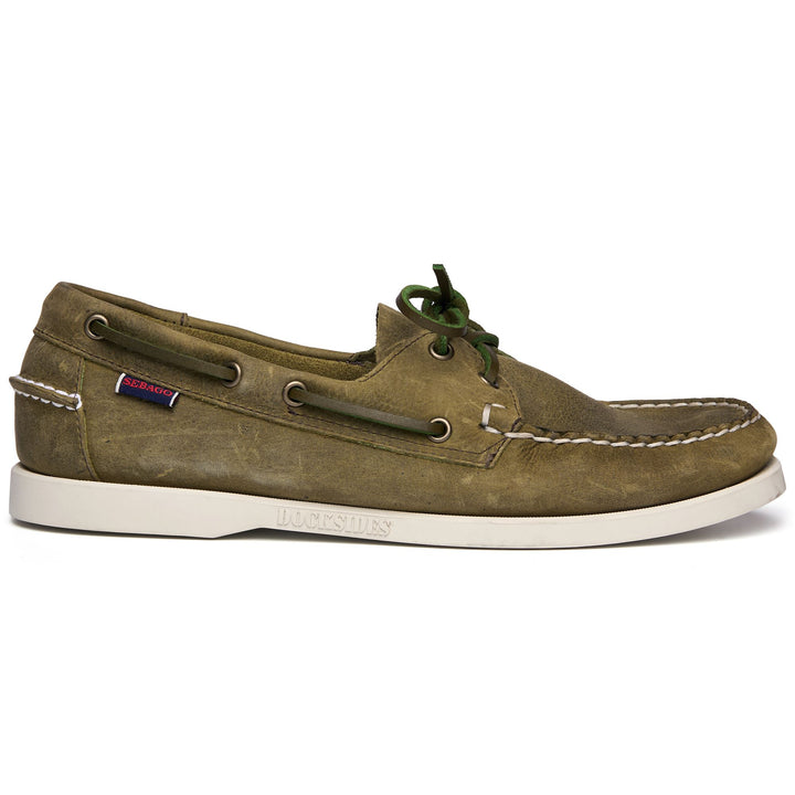 Docksides Man Docksides Portland Crazy H Mocassin GREEN MILITARY Photo (jpg Rgb)			