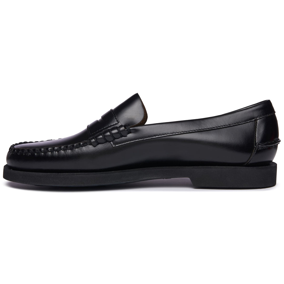 Moc Man DAN PO Moccasin BLACK Dressed Side (jpg Rgb)		