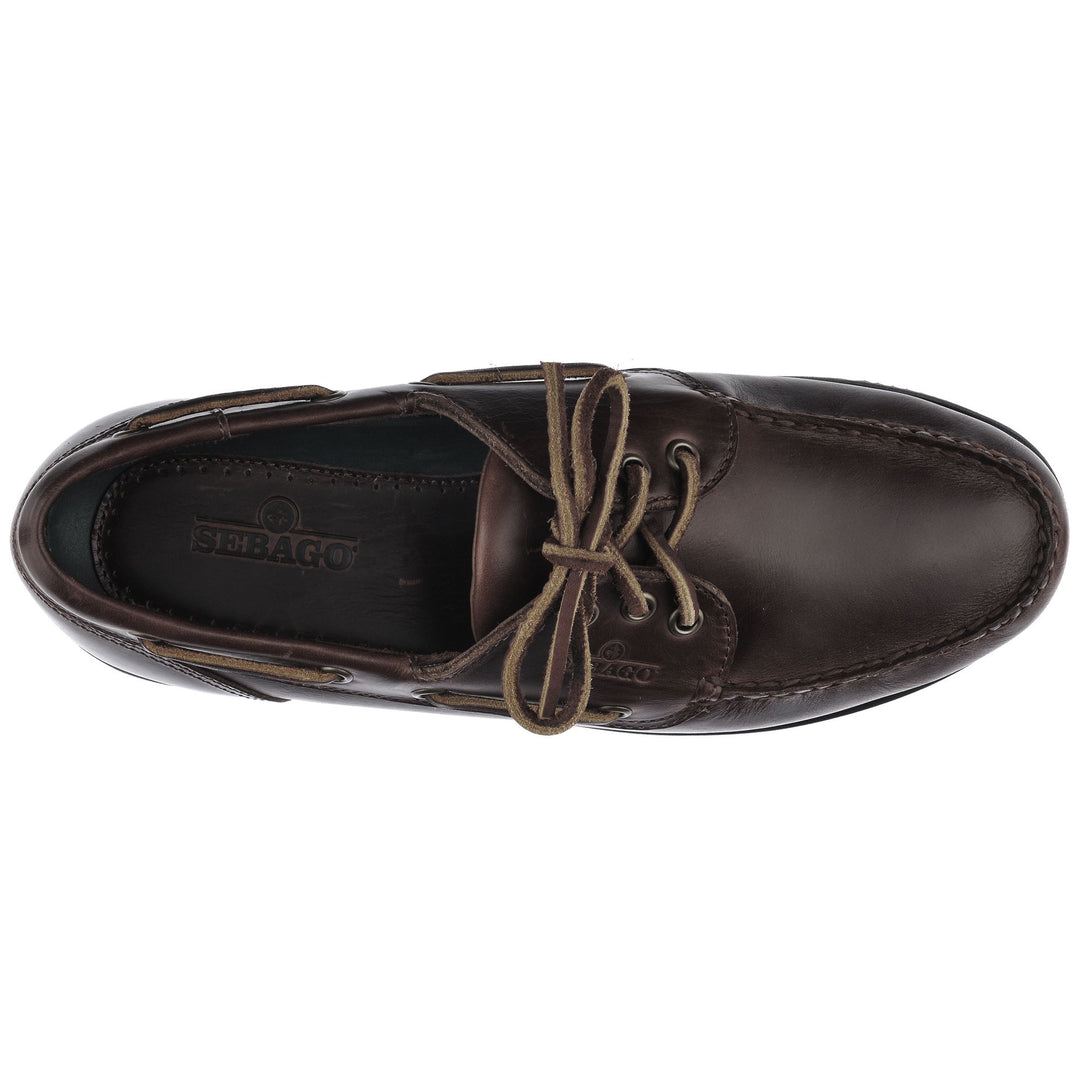 Moc Man FORESIDER Moccasin DK BROWN-GUM Dressed Back (jpg Rgb)		