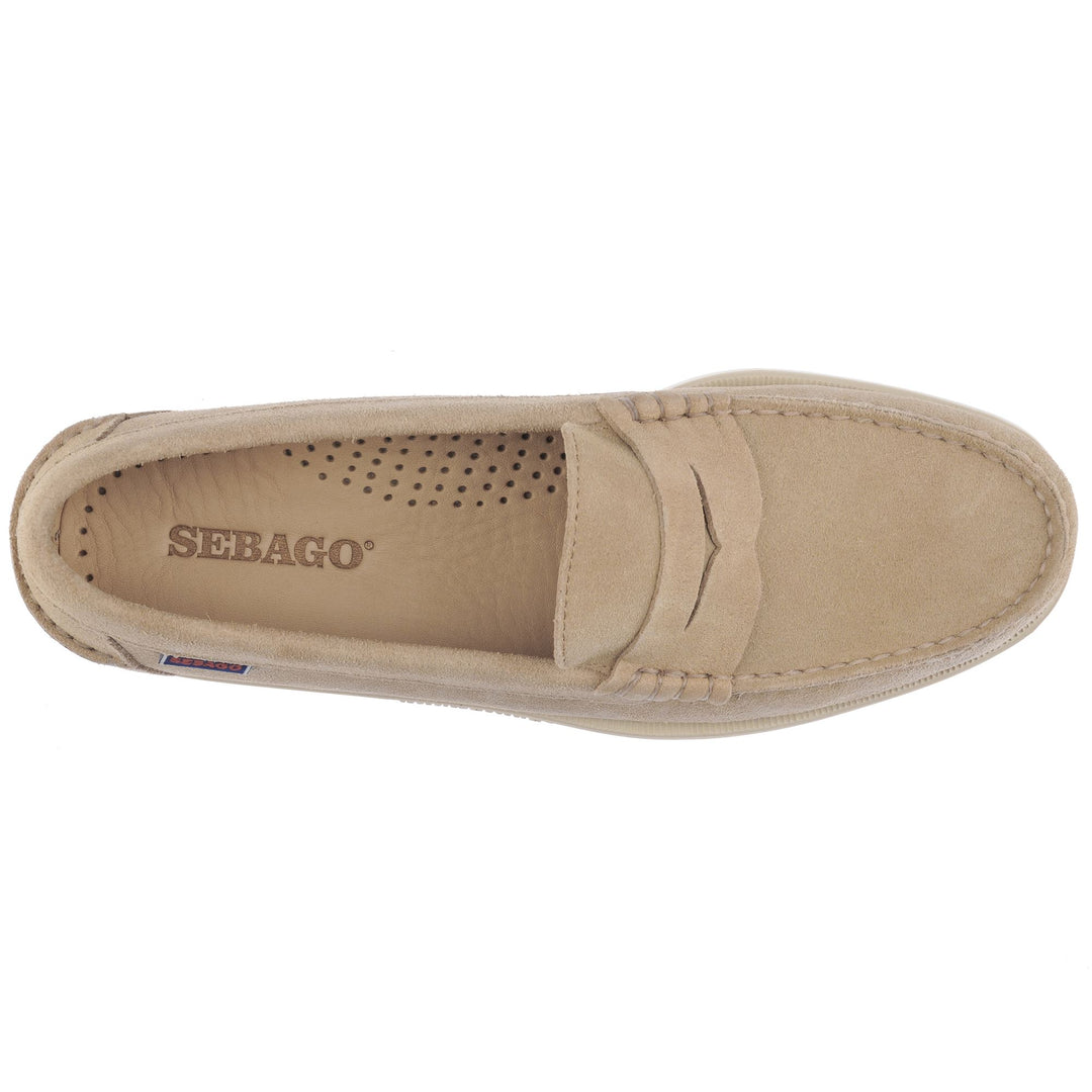 Moc Man DAN BOAT FLESH OUT Moccasin BEIGE CAMEL Dressed Back (jpg Rgb)		