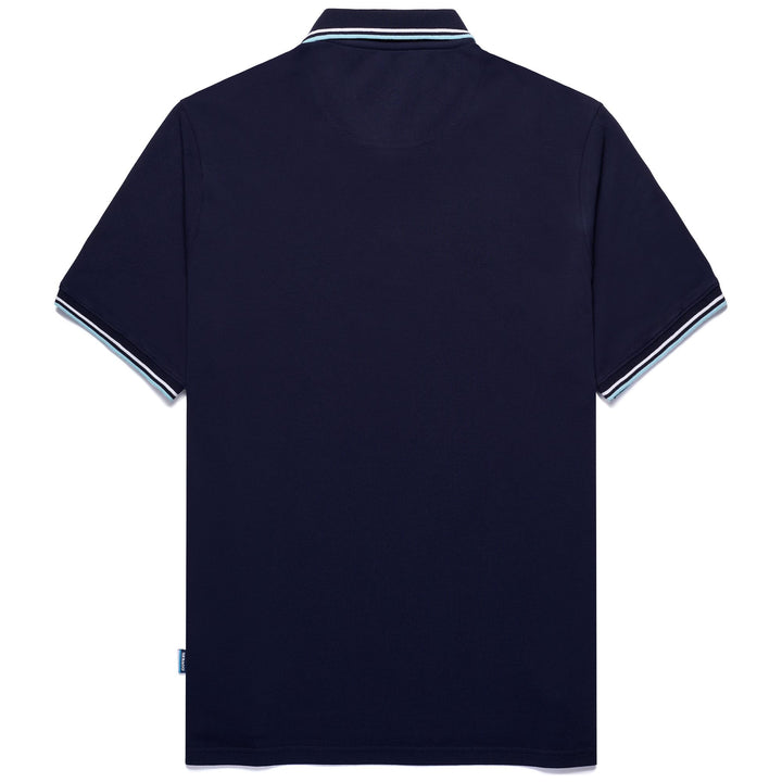 Polo Shirts Man BERTH Polo BLUE MARINE Dressed Front (jpg Rgb)	