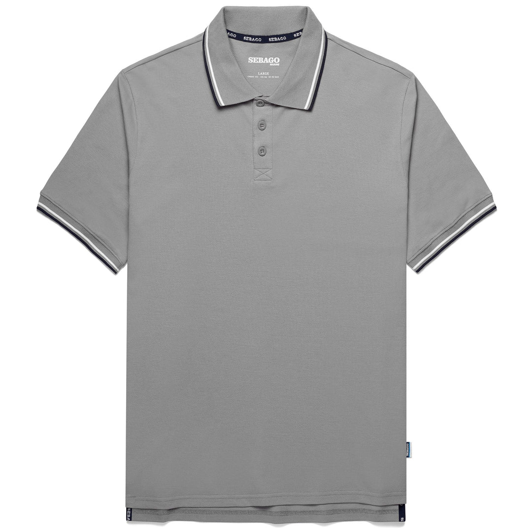 Polo Shirts Man BERTH Polo GREY FROST Photo (jpg Rgb)			