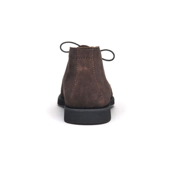 Ankle Boots Man LAWTON SUEDE Laced DK BROWN Detail (jpg Rgb)			