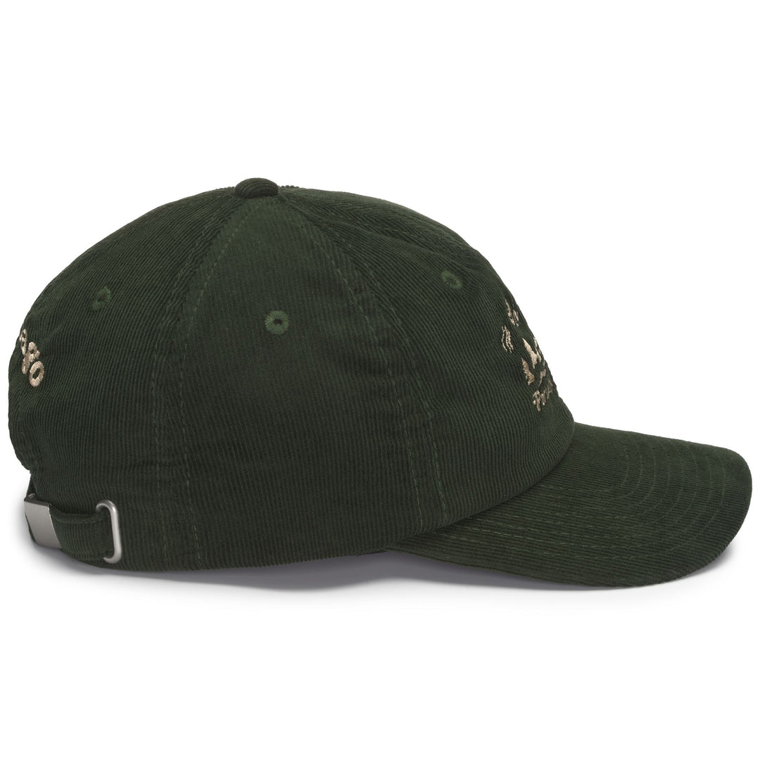 Headwear Unisex CONNOR CORDUROY Cap GREEN OLIVE MOUNTAIN Dressed Back (jpg Rgb)		