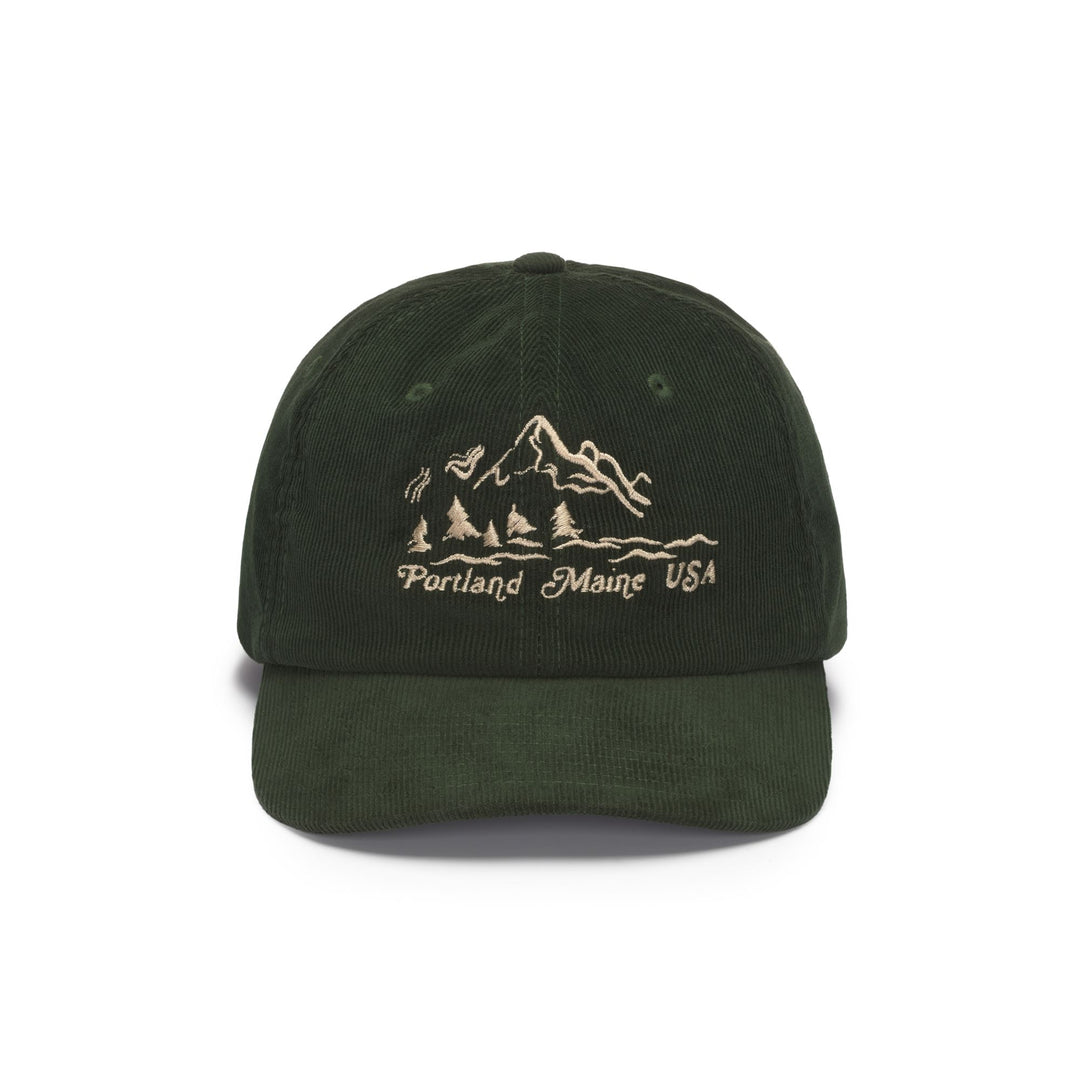 Headwear Unisex CONNOR CORDUROY Cap GREEN OLIVE MOUNTAIN Photo (jpg Rgb)			