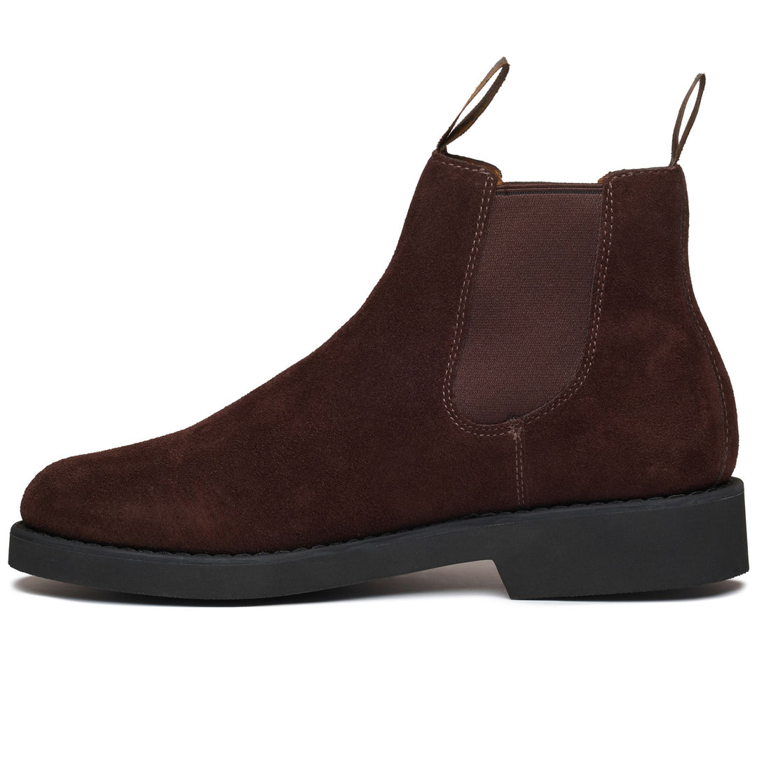 Ankle Boots Man GILFORD SUEDE PO Beatle DK BROWN Dressed Side (jpg Rgb)		