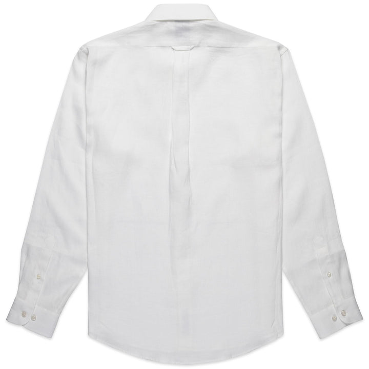 SHIRTS Unisex OSBORN Button Down WHITE Dressed Front (jpg Rgb)	