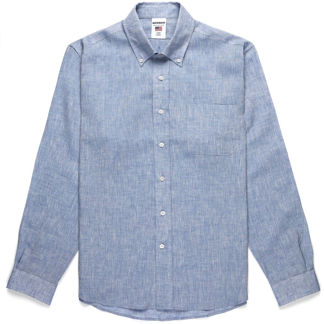 SHIRTS Unisex OSBORN Button Down BLUE CELESTE Photo (jpg Rgb)			