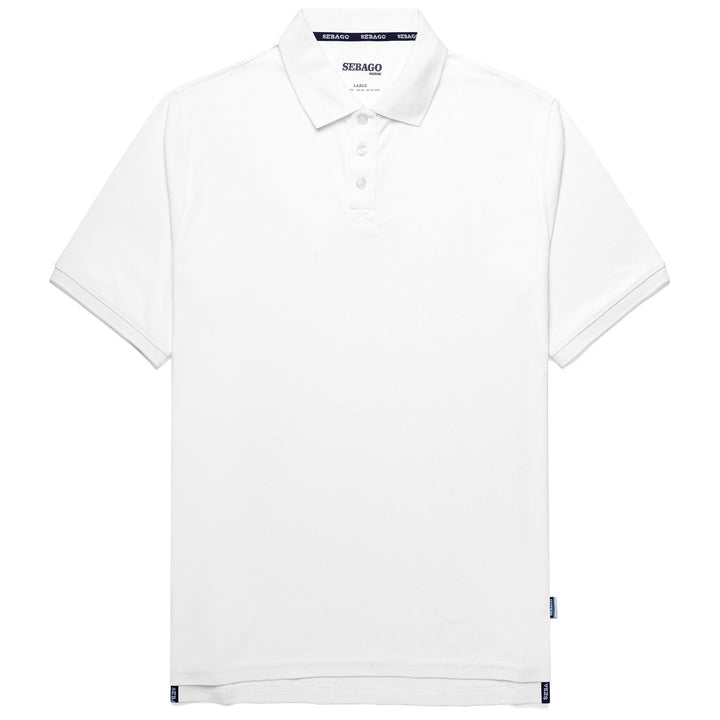 Polo Shirts Unisex CREW POLO Polo WHITE Photo (jpg Rgb)			