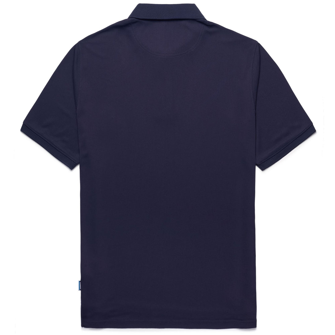 Polo Shirts Unisex CREW POLO Polo BLUE MARINE Dressed Front (jpg Rgb)	