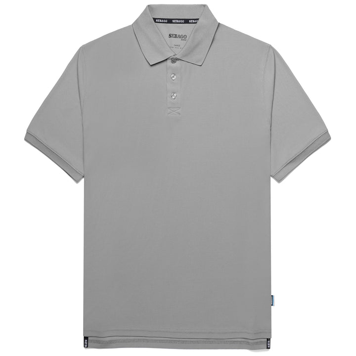 Polo Shirts Unisex CREW POLO Polo GREY FROST Photo (jpg Rgb)			