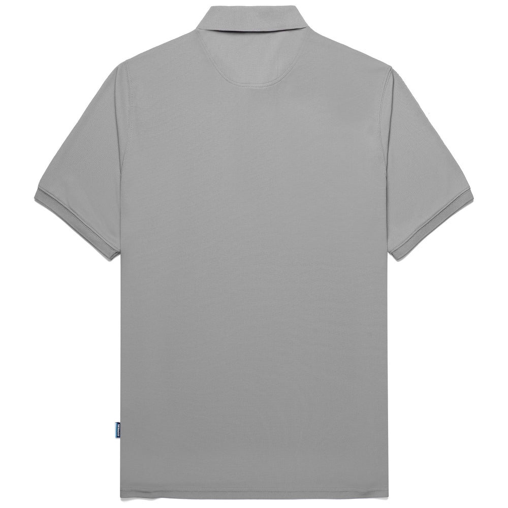 Polo Shirts Unisex CREW POLO Polo GREY FROST Dressed Front (jpg Rgb)	