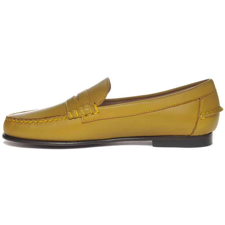 Moc Woman DANIELLE POP WOMAN Moccasin YELLOW MIMOSA Dressed Side (jpg Rgb)		