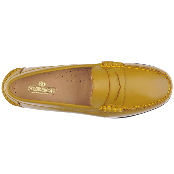 Moc Woman DANIELLE POP WOMAN Moccasin YELLOW MIMOSA Dressed Back (jpg Rgb)		