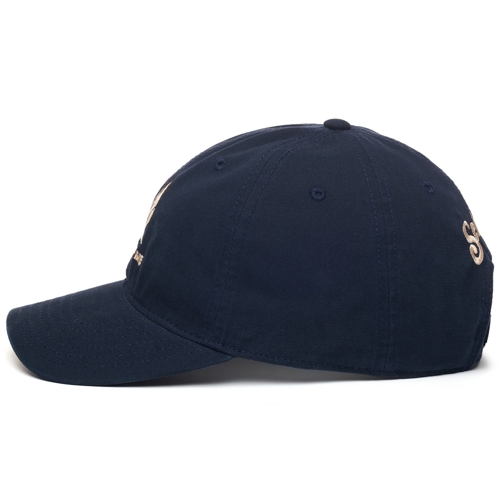 Headwear Unisex CONNOR CANVAS Cap BLUE NIGHT Dressed Front (jpg Rgb)	