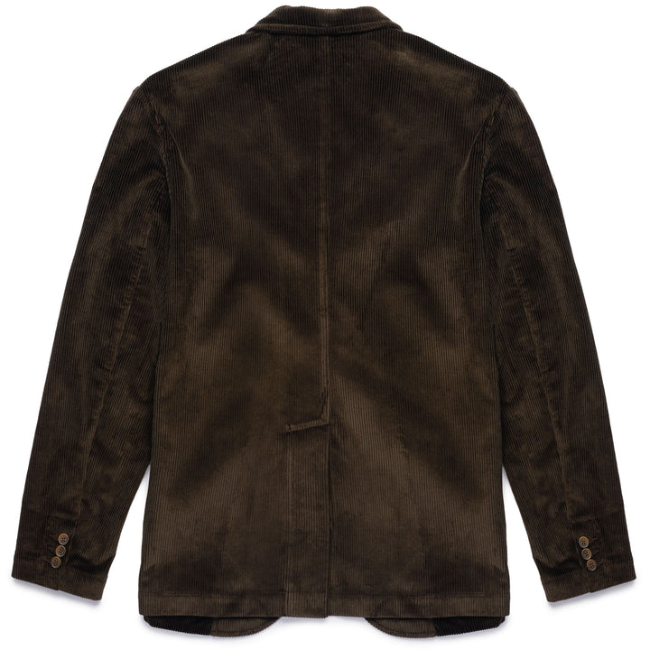 Jackets Unisex CORDUROY NEDDICK Mid BROWN SLATE Dressed Front (jpg Rgb)	