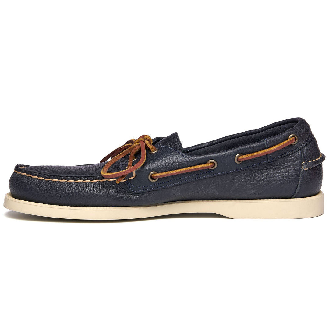 Docksides Man PORTLAND MARTELLATO Mocassin BLUE NAVY Dressed Side (jpg Rgb)		