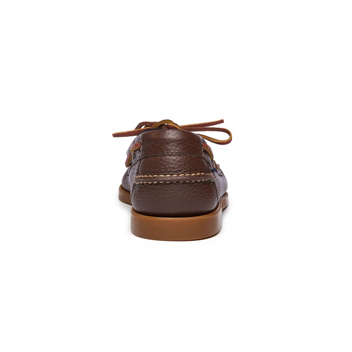 Docksides Man PORTLAND MARTELLATO Mocassin BROWN COGNAC-GUM Detail (jpg Rgb)			