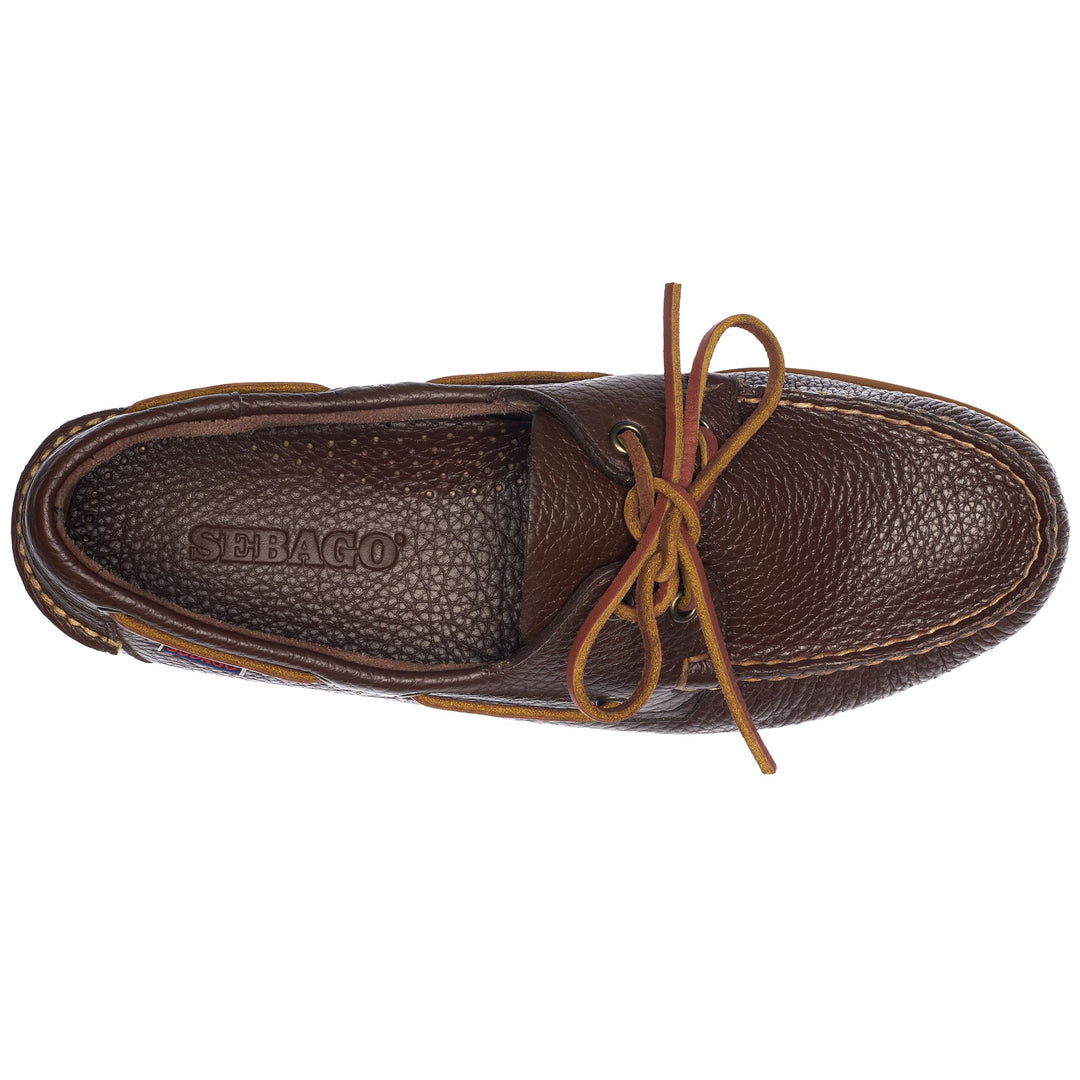 Docksides Man PORTLAND MARTELLATO Mocassin BROWN COGNAC-GUM Dressed Back (jpg Rgb)		