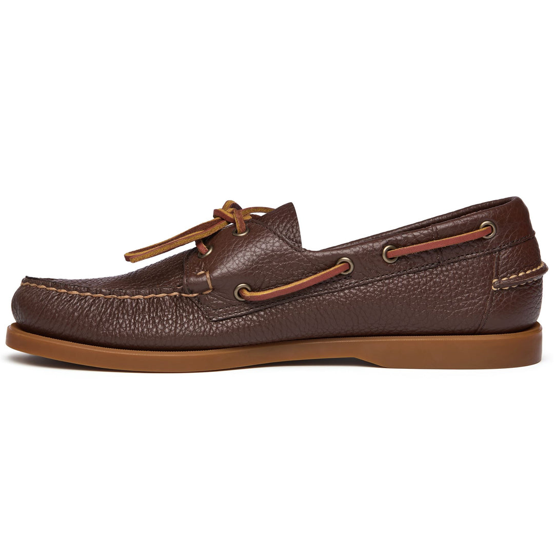 Docksides Man PORTLAND MARTELLATO Mocassin BROWN COGNAC-GUM Dressed Side (jpg Rgb)		