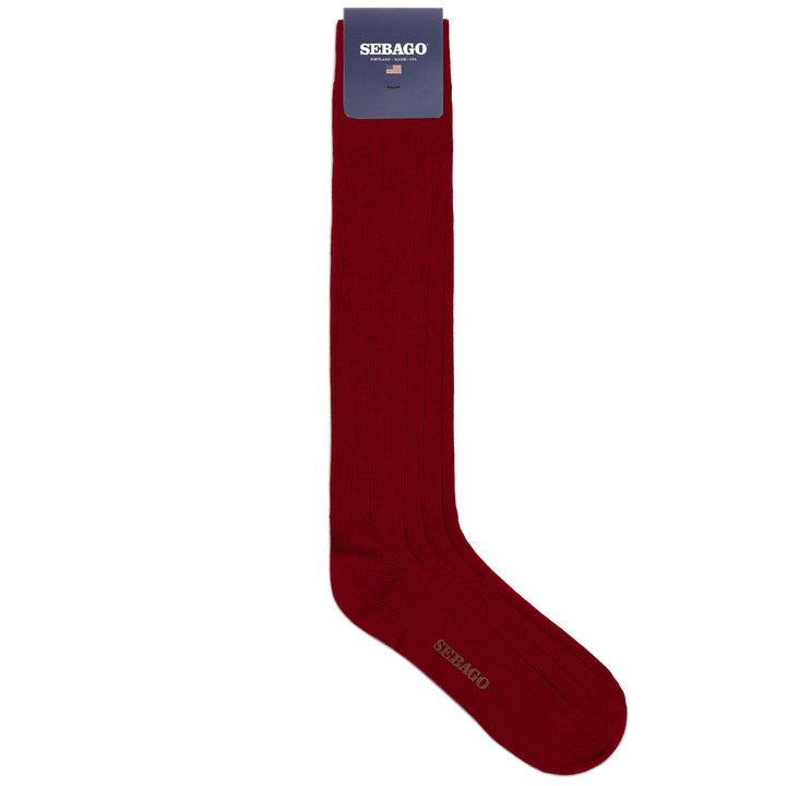 Socks Unisex SANGERVILLE POLOL Quarter High Sock RED DK Photo (jpg Rgb)			