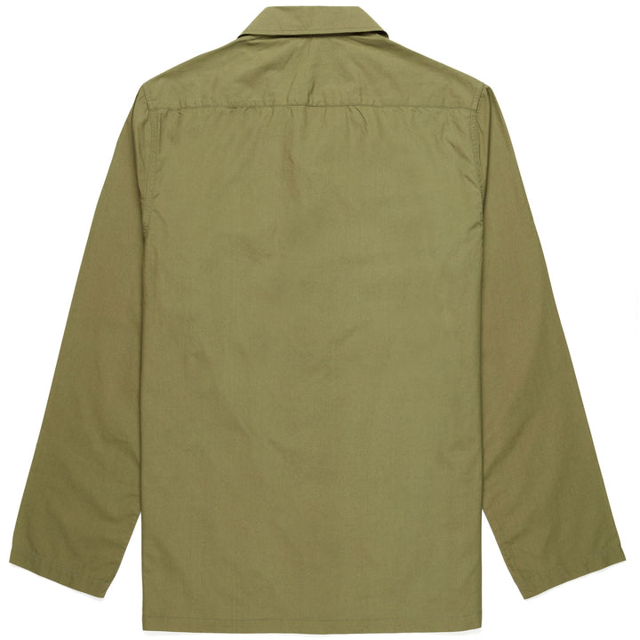 OVERSHIRT Unisex OTISFIELD OVERSHIRTS GREEN LODEN Dressed Front (jpg Rgb)	