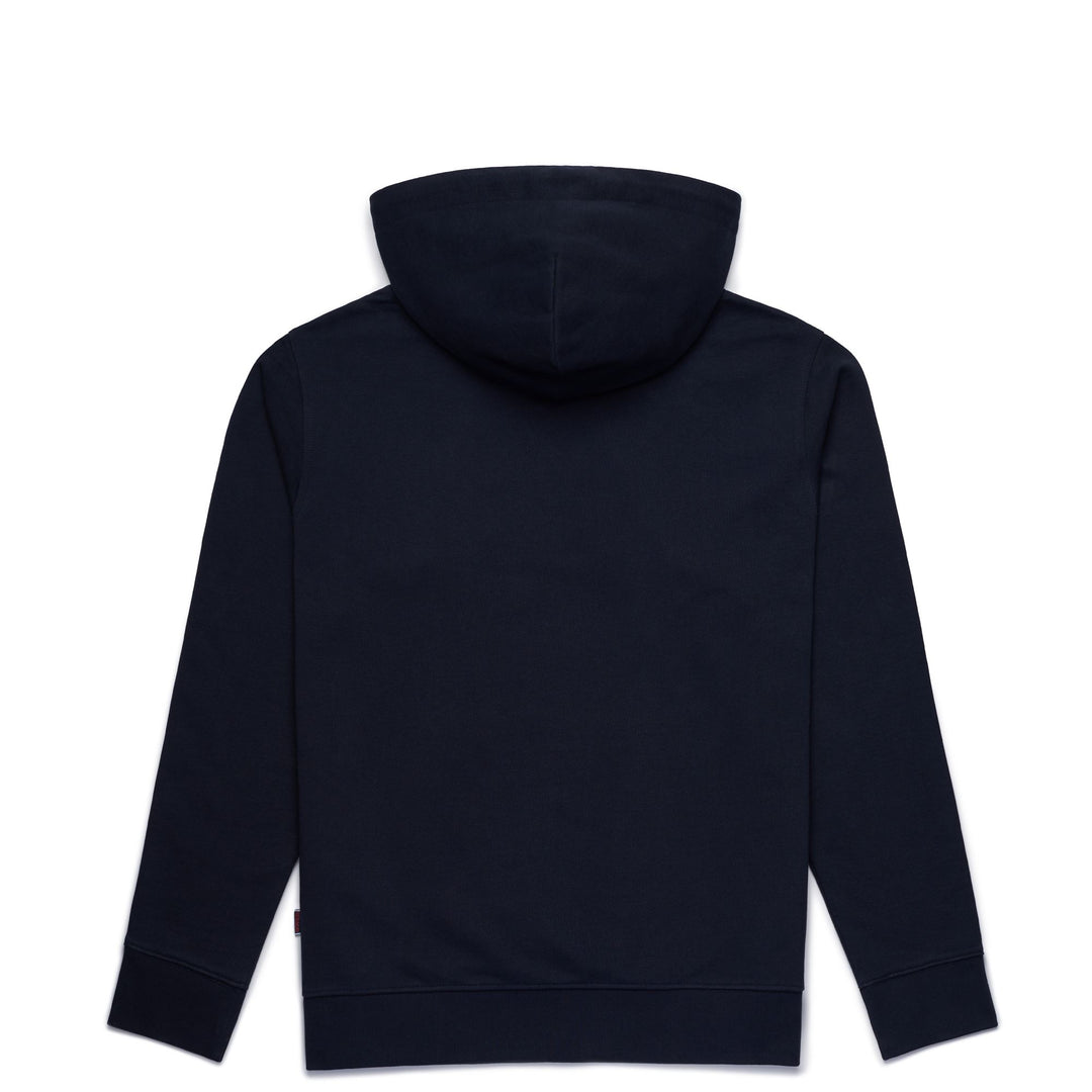 Fleece Unisex UPTON Jumper BLUE MARINE Dressed Front (jpg Rgb)	