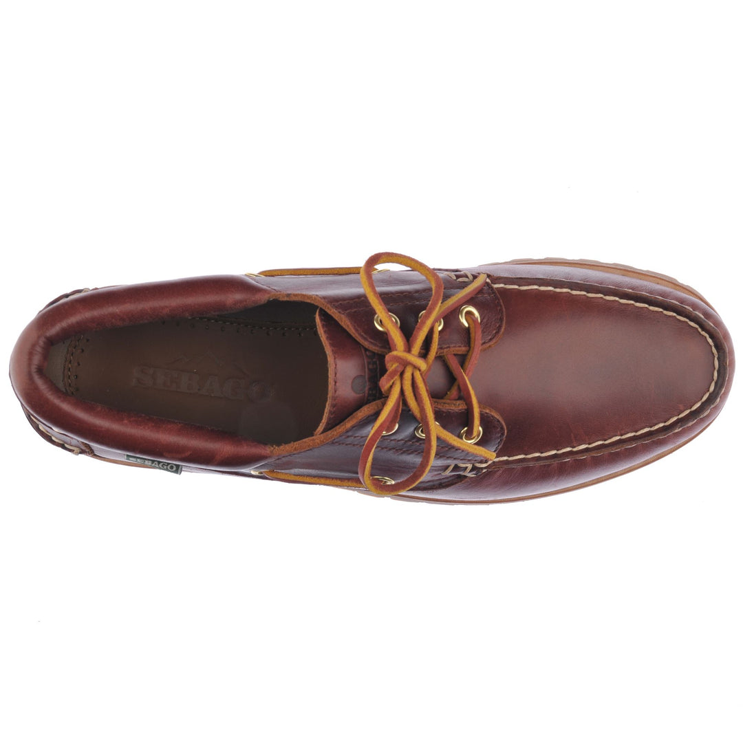 Moc Man ACADIA PREMIUM Moccasin BROWN BURGUNDY Dressed Back (jpg Rgb)		