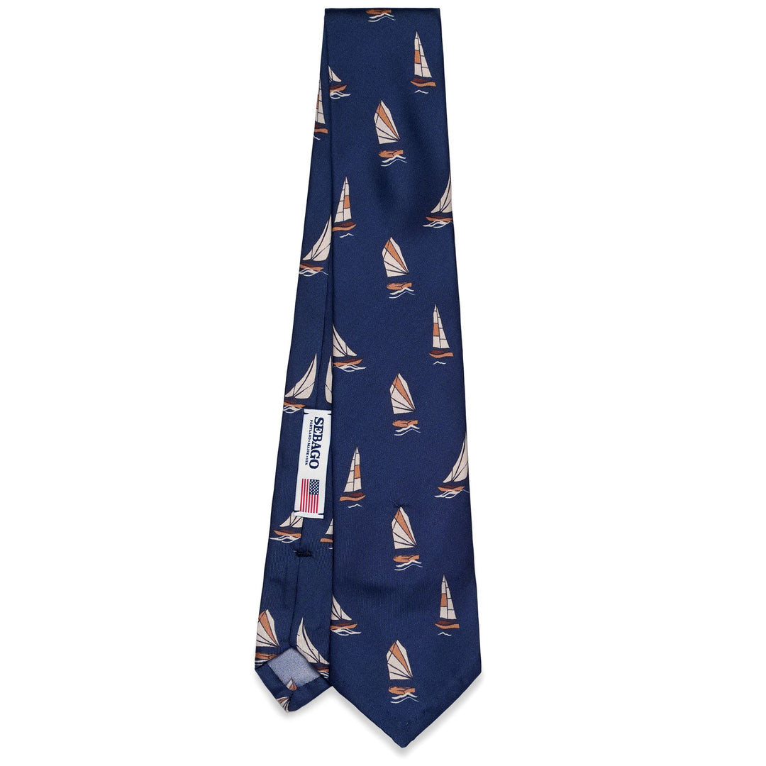 Small Accessories Man BEDDINGTON Tie BLUE BOAT FANCY Photo (jpg Rgb)			