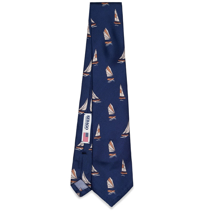 Small Accessories Man BEDDINGTON Tie BLUE BOAT FANCY Photo (jpg Rgb)			