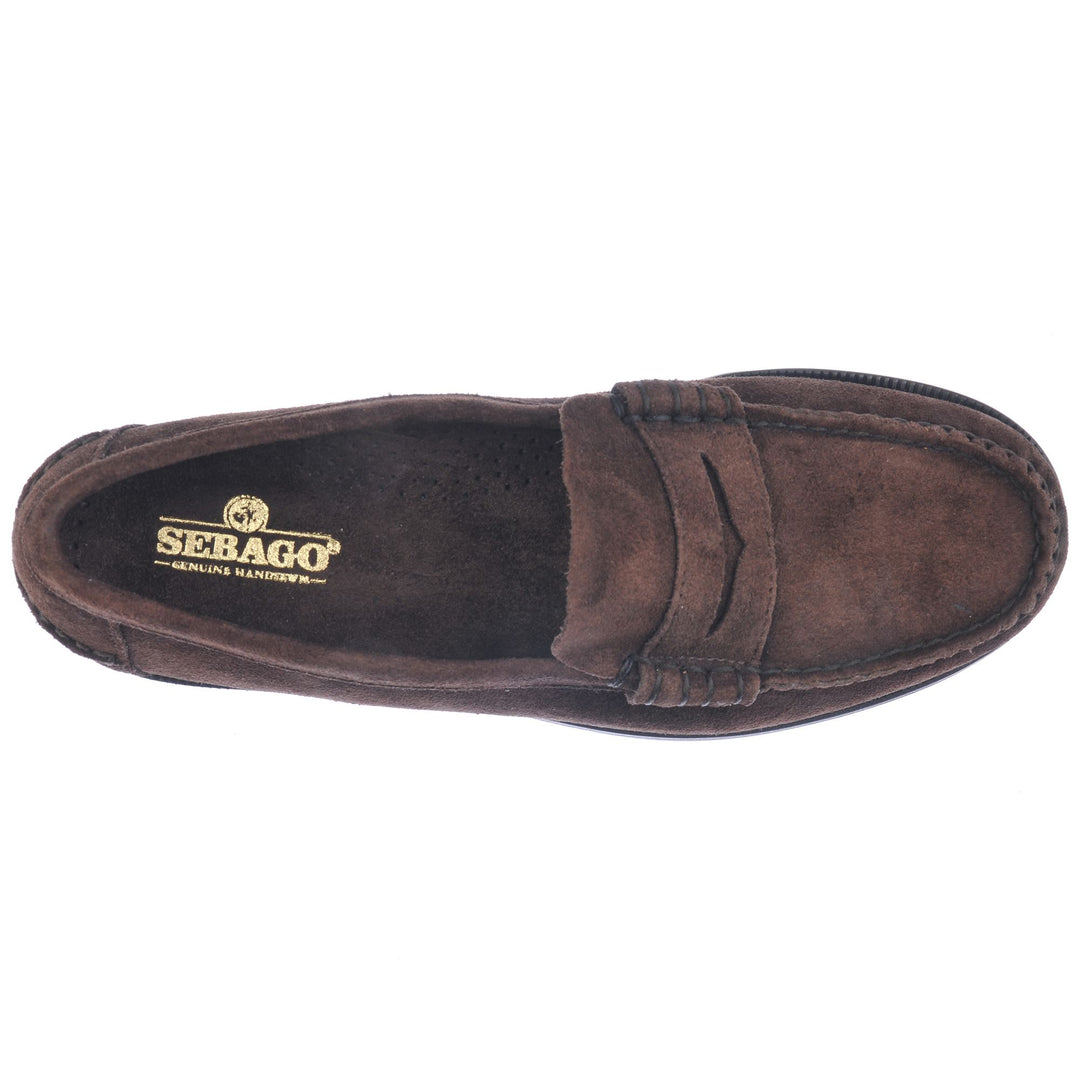 Moc Man CLASSIC DAN FLESH OUT Moccasin DK BROWN Dressed Back (jpg Rgb)		