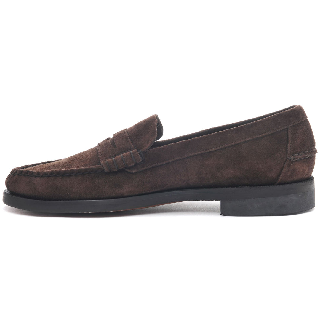 Moc Man CLASSIC DAN FLESH OUT Moccasin DK BROWN Dressed Side (jpg Rgb)		