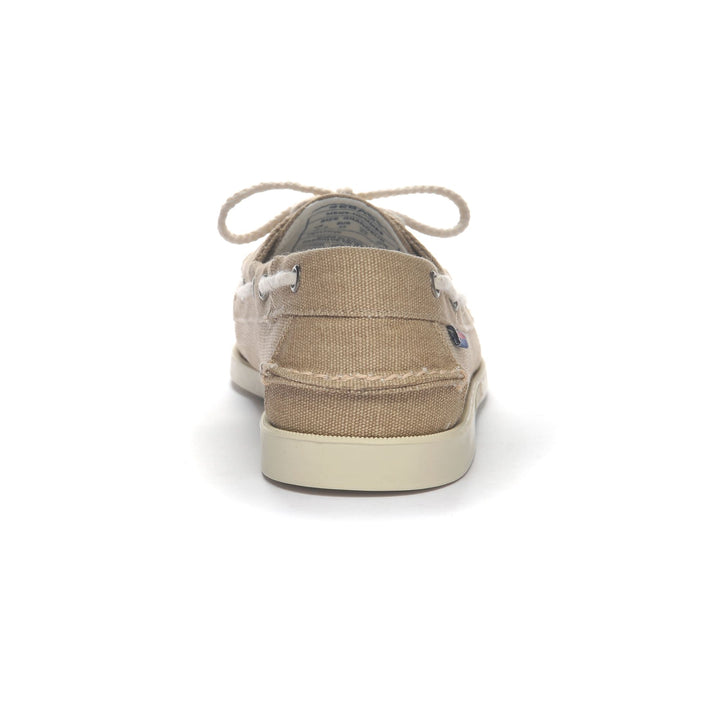 Docksides Man PORTLAND WASHED CANVAS Mocassin BEIGE CAMEL Detail (jpg Rgb)			