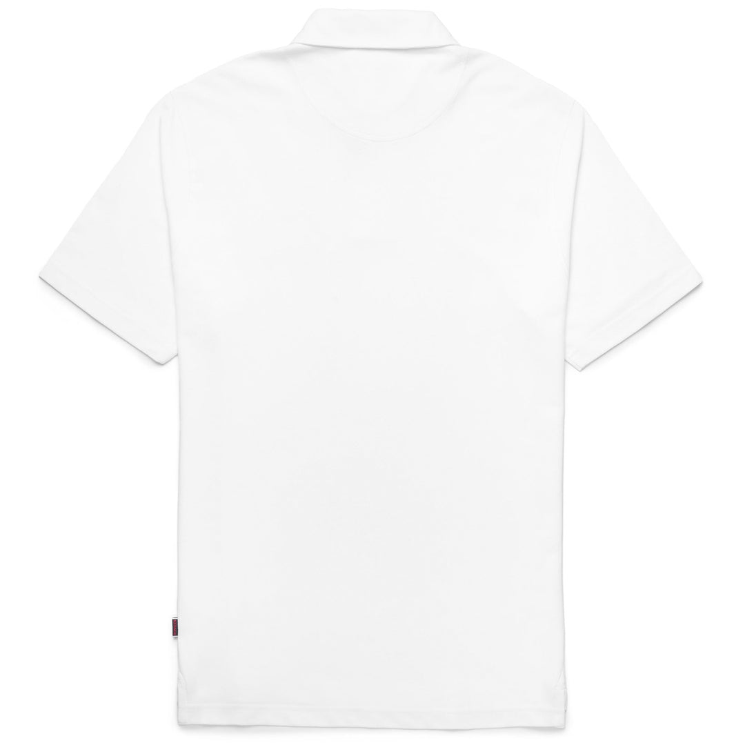 Polo Shirts Unisex ORCHARD Polo WHITE Dressed Front (jpg Rgb)	