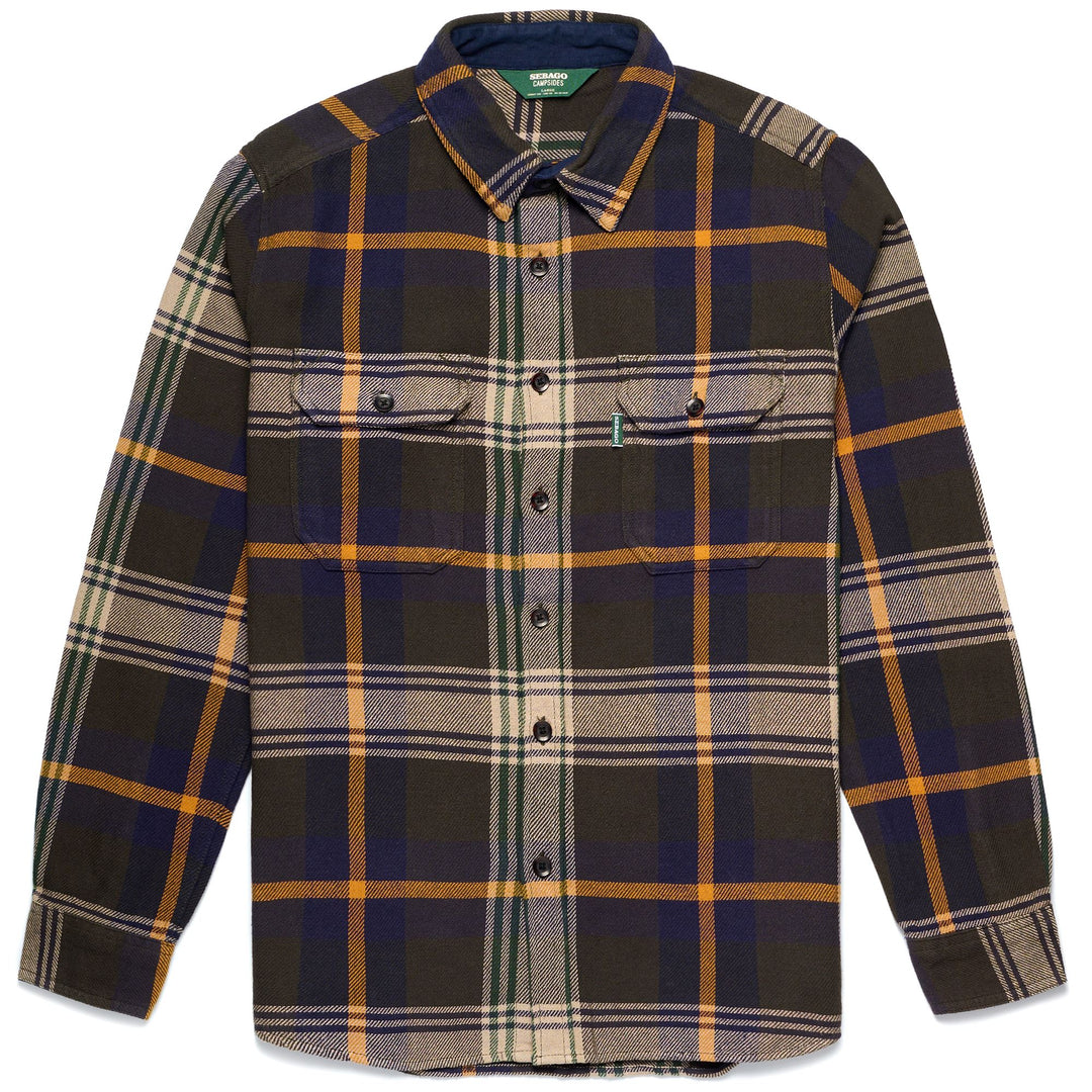 OVERSHIRT Unisex STETSON OVERSHIRTS GREEN-BLUE-BEIGE-YELLOW Photo (jpg Rgb)			