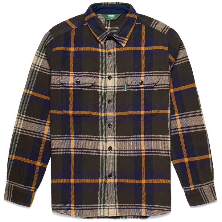 OVERSHIRT Unisex STETSON OVERSHIRTS GREEN-BLUE-BEIGE-YELLOW Photo (jpg Rgb)			