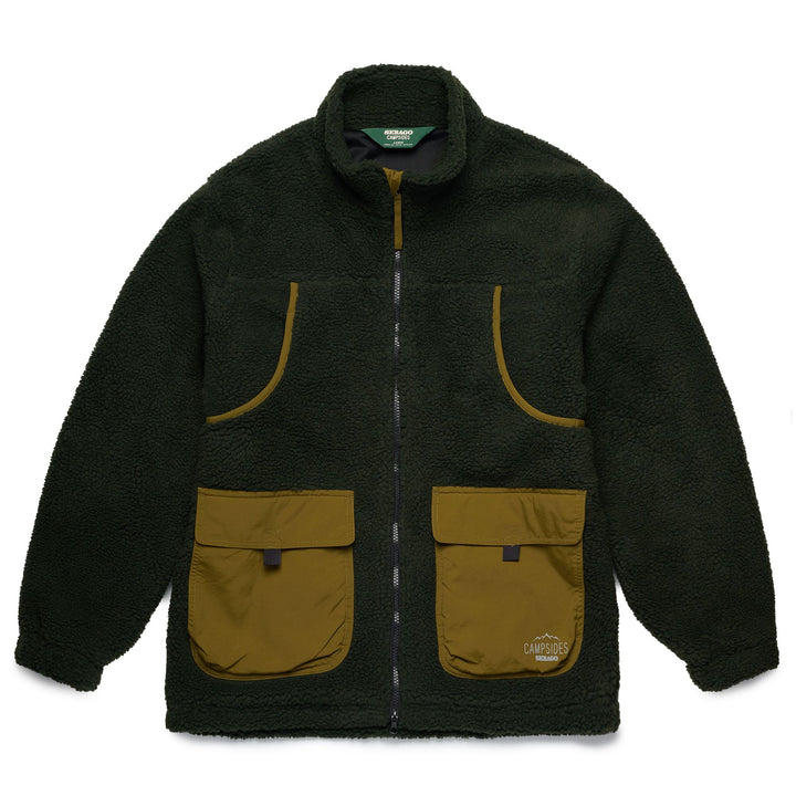 Fleece Unisex Raymond Jacket DK GREEN- GREEN OLIVE Photo (jpg Rgb)			