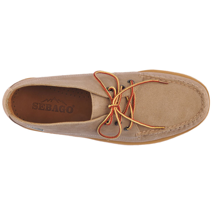 Moc Man DAKOTA Moccasin BEIGE CAMEL Dressed Back (jpg Rgb)		