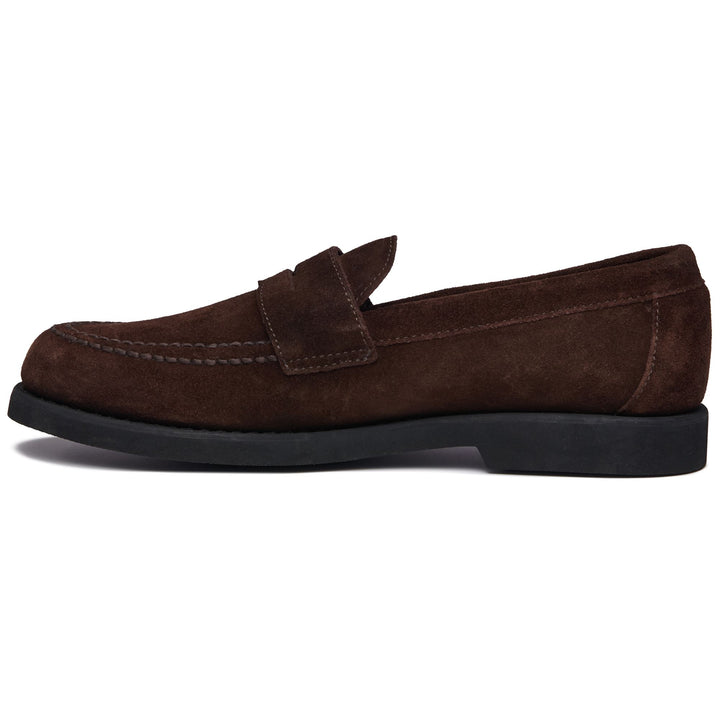 Moc Man RYAN SUEDE PO Moccasin DK BROWN Dressed Side (jpg Rgb)		