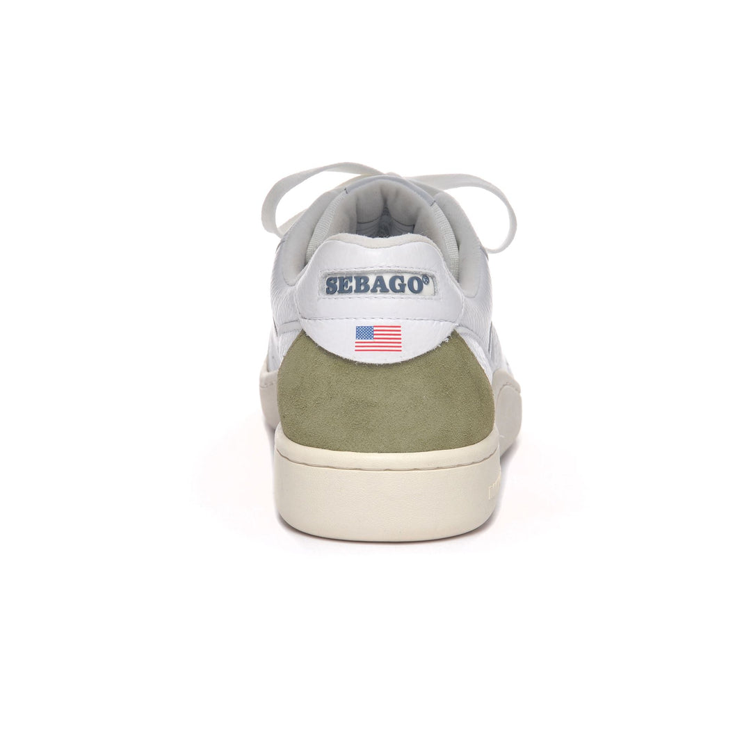 Sneakers Unisex HURRICANE Low Cut WHITE - GREEN MILITARY Detail (jpg Rgb)			