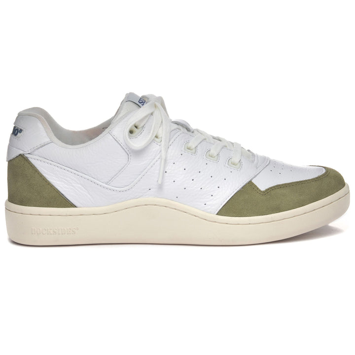 Sneakers Unisex HURRICANE Low Cut WHITE - GREEN MILITARY Photo (jpg Rgb)			